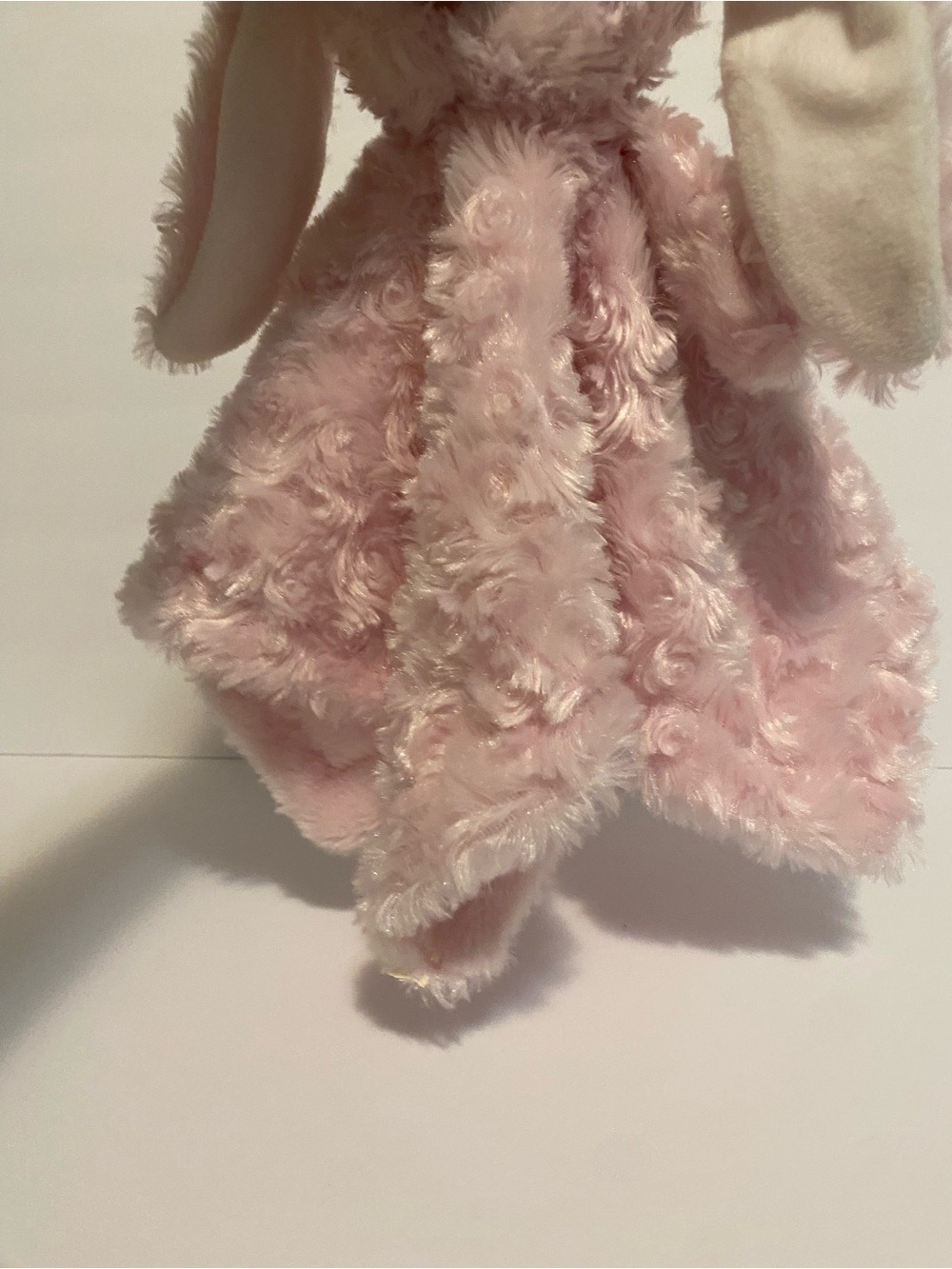 Necessities TenderTyme Pink Bunny Lovey Baby Security Blanket Swirl Plush - Picture 3 of 5